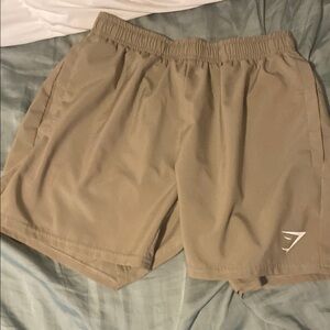 Men's Tan Gym Shorts
